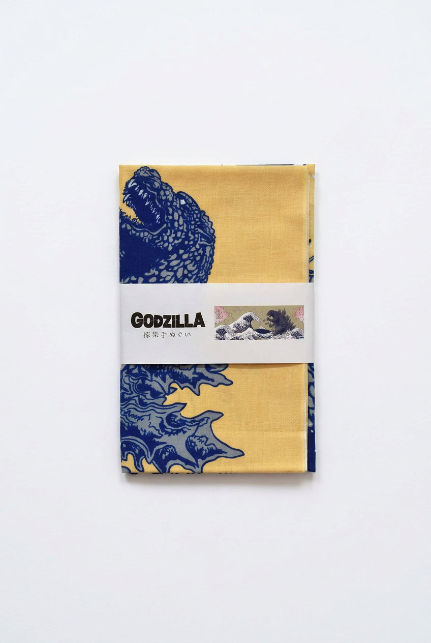 Godzilla Ukiyo-e Tenugui