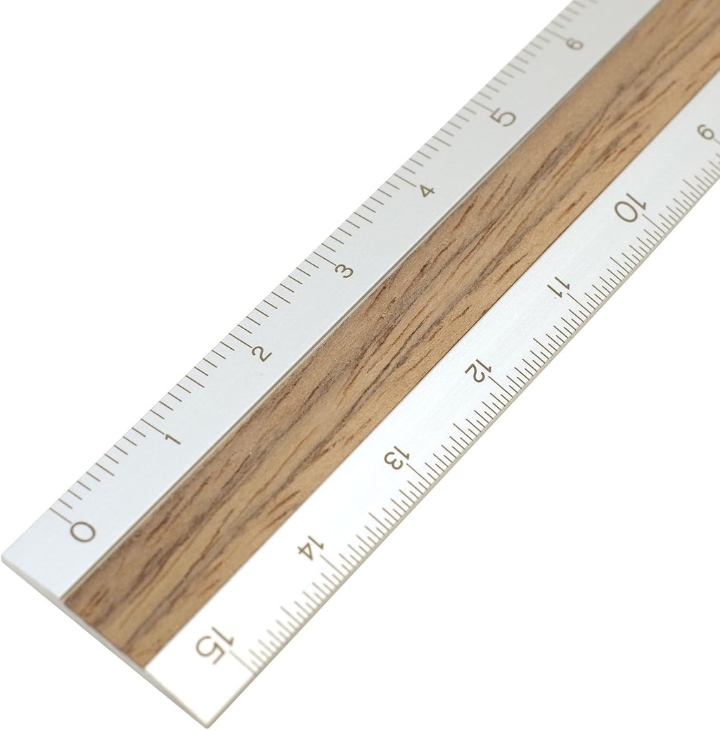 Wood & Aluminium Ruler