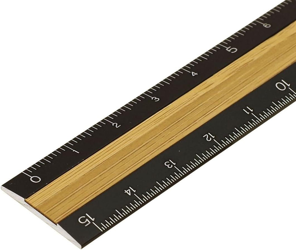 Wood & Aluminium Ruler