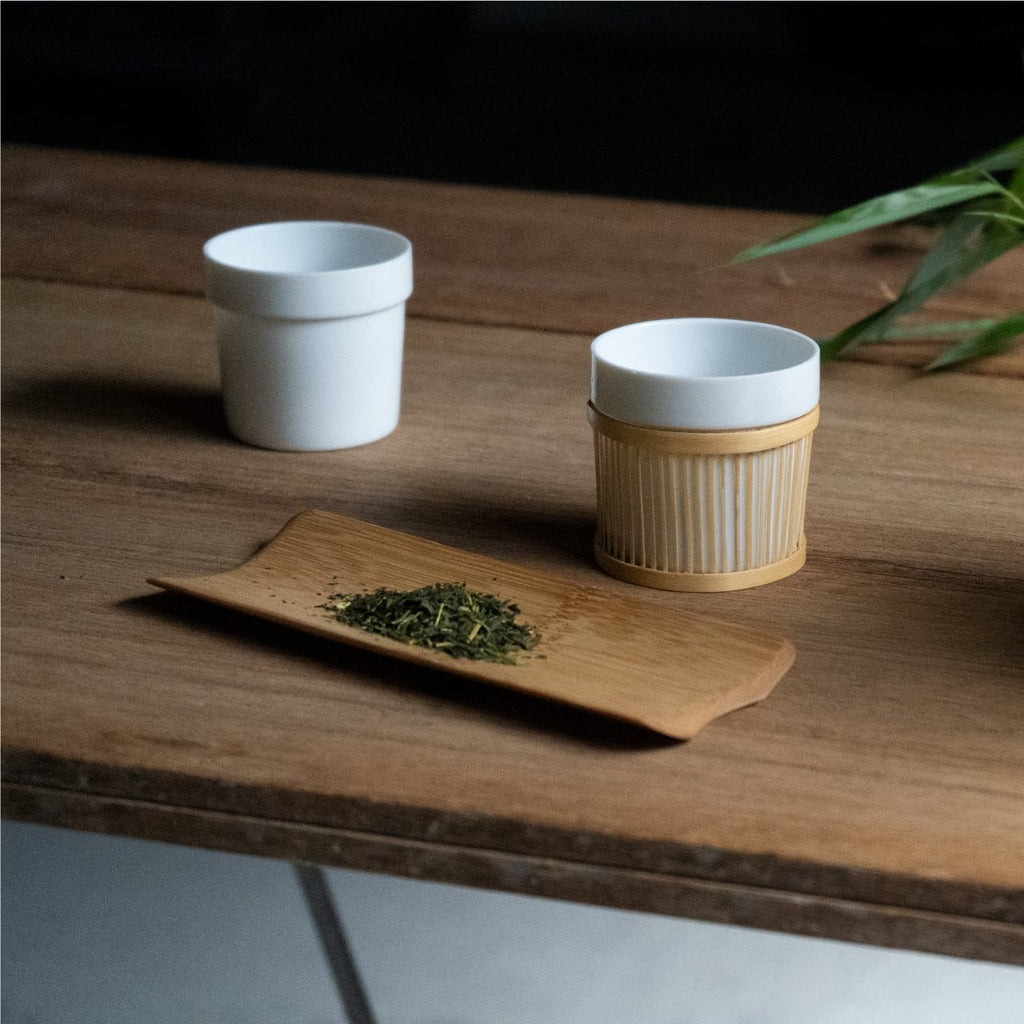 "Sen" Cup in Bamboo Sleeve